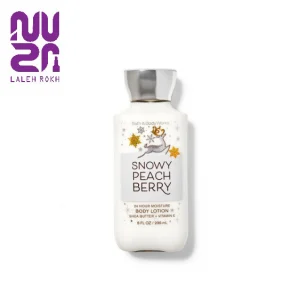 bath and body works snowy peach berry lotion