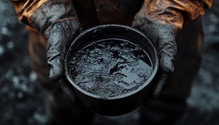 روغن موتور کثیف و فرسوده