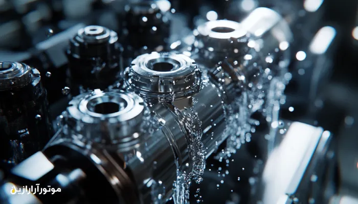 کارخانه تولید قطعات خودرو با تمرکز بر سیستم‌های روانکاری و عملیات ماشین‌کاری با کنترل کیفیت بالا