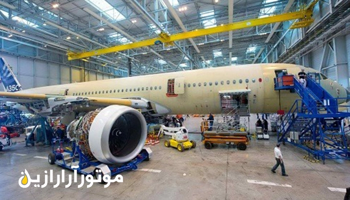 تصویر تعمیرگاه هواپیما