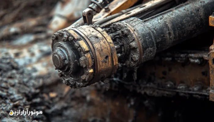 گریسکاری تجهیزات معدنی سنگین در محیط صنعتی