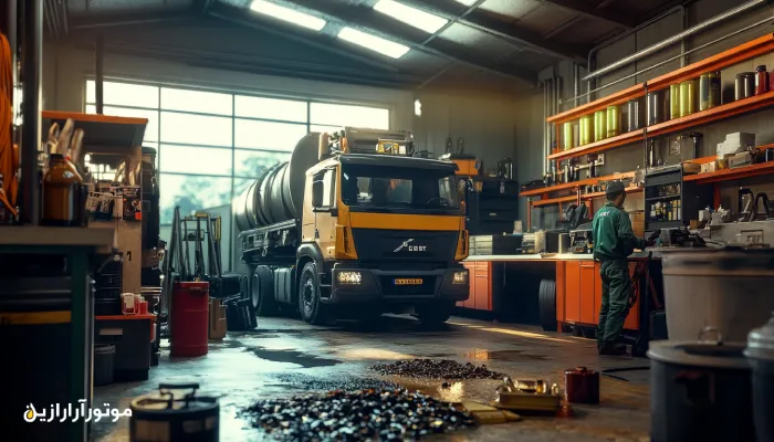بررسی روغن موتورهای دیزلی در تعویض‌روغنی حرفه‌ای