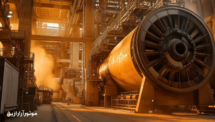 نگهداری روانکار در کوره دوار کارخانه سیمان توسط تکنسین مجرب