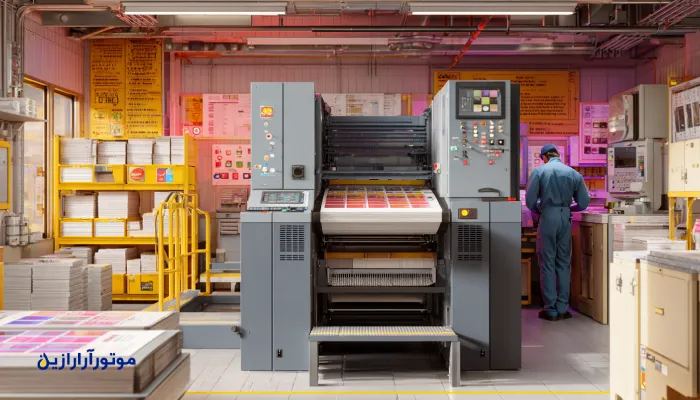 استفاده از روانکار بدون لکه برای دستگاه چاپ صنعتی جهت افزایش سرعت و دقت عملکرد