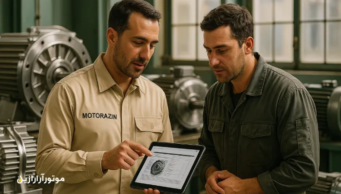 مشاوره تخصصی روغن دنده صنعتی موتورازین در کارگاه مدرن تهران