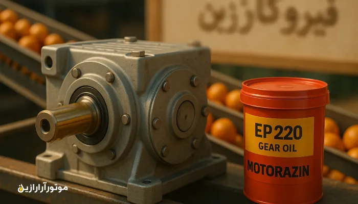 پخش عمده روغن صنعتی قیروکارزین برای دنده صنعتی EP220 در کارگاه‌های فرآوری | Motorazin
