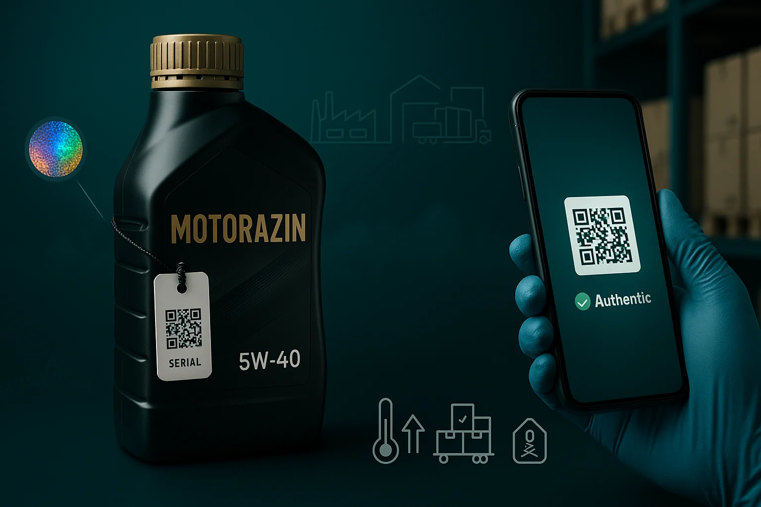 تضمین اصالت روغن موتور در اصفهان با هولوگرام و اسکن QR؛ بررسی سریال و سلامت پلمب پیش از خرید