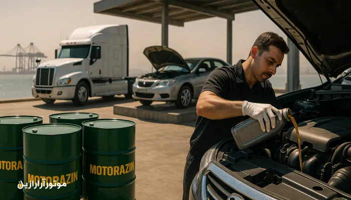 قیمت روغن موتور منوجان در تعویض دوره‌ای