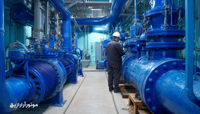 روغن کمپرسور امیدیه با پایش دیداری و برنامه نگهداری. موتورازین