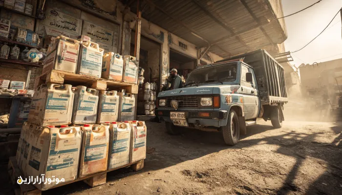 تحویل سریع کارتن‌های روغن موتور در تعمیرگاه‌های رامهرمز