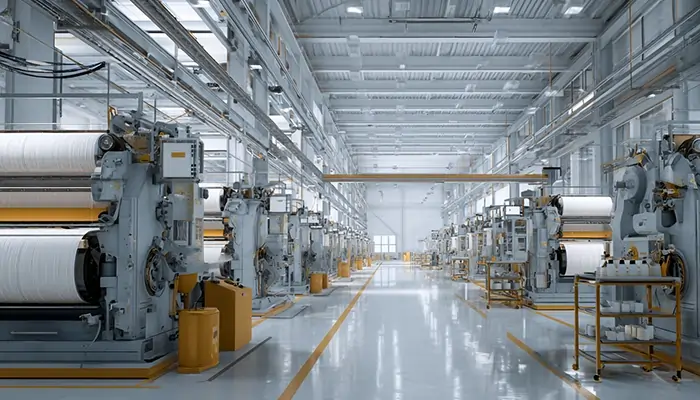 کارخانه نساجی با ماشین‌آلات بافندگی مکانیزه | روغن نساجی صنعتی اراک