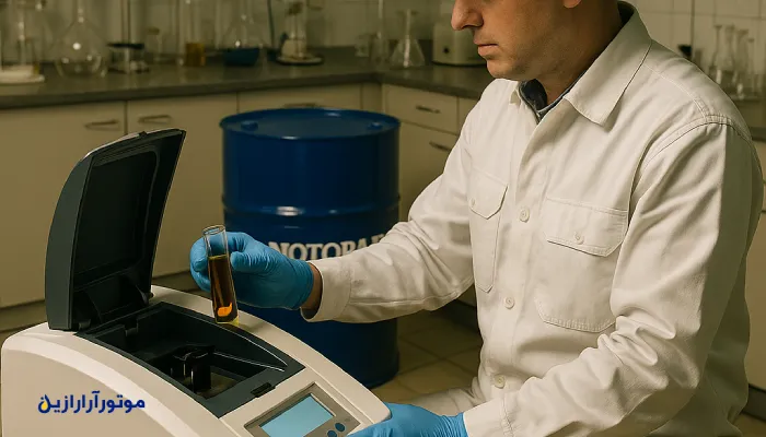 آزمایشگاه پتروشیمی بندرماهشهر با آنالیز دوره‌ای روغن صنعتی