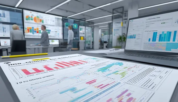 مرکز مانیتورینگ و تحلیل داده‌های کارخانه با پایش مصرف روغن صنعتی برای بهینه‌سازی عملکرد