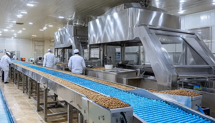 خط تولید و بسته‌بندی مواد غذایی با تجهیزات استیل | روغن صنعتی صنایع غذایی کرمان