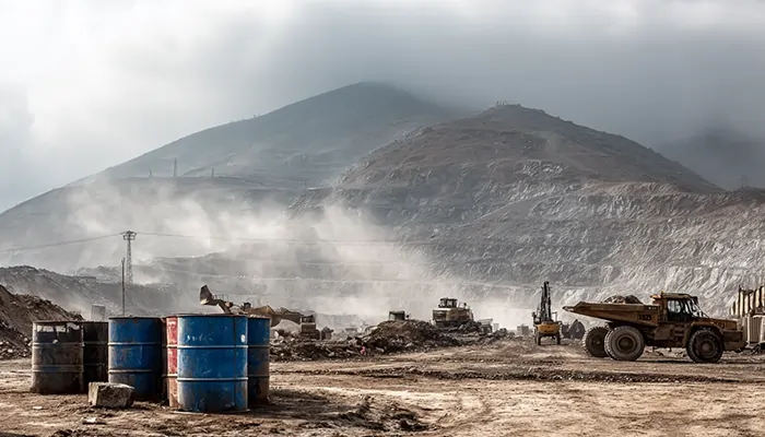 کاربرد روغن صنعتی در ساری برای ماشین‌آلات معدنی در شرایط سخت و خاکی