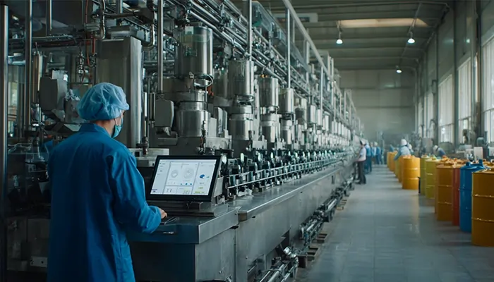 خط تولید پیشرفته کارخانه با استفاده از روغن صنعتی در ساری برای افزایش بهره‌وری تجهیزات