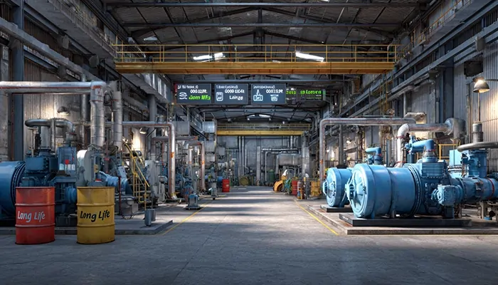 تجهیزات سنگین و کمپرسورهای صنعتی با روغن صنعتی در ساری برای عملکرد پایدار
