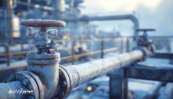 فروش عمده روغن صنعتی شمیرانات برای تأسیسات کوهستانی. موتورازین