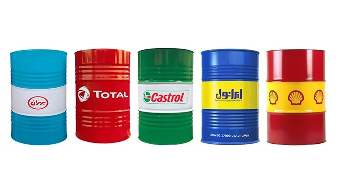 بشکه‌های روغن موتور و روغن صنعتی برندهای معتبر توتال، کاسترول، ایرانول و شل | خرید روغن صنعتی تبریز