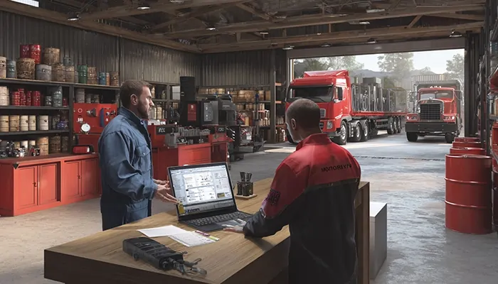 دفتر فروش و بارگیری روغن موتور با کامیون‌های حمل بار در یزد | فروش عمده روغن موتور یزد