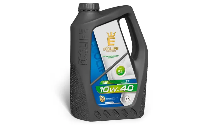 روغن موتور اکولایف 10W40 SL سه و نیم لیتری نیمه‌سنتتیک برای خودروهای سواری