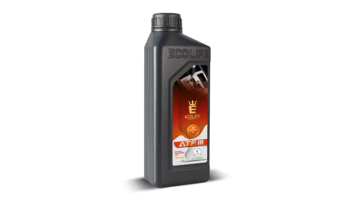 روغن گیربکس اتوماتیک اکولایف ATF III یک‌لیتری برای جعبه‌دنده‌های کلاسیک