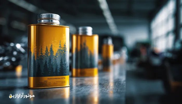 قوطی روغن موتور پیشنهادی برای شرایط جنگلی و شیبدار مانه و سملقان. روغن موتور مانه و سملقان