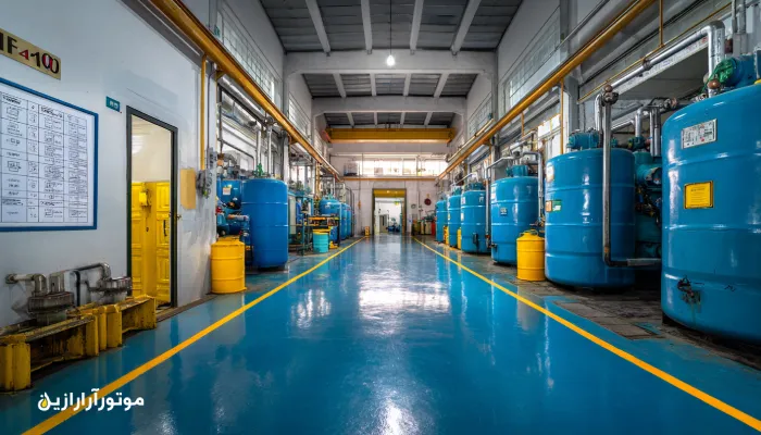 روغن کمپرسور بهداشتی H1 برای بسته‌بندی خشکبار در فاروج. روغن صنعتی فاروج
