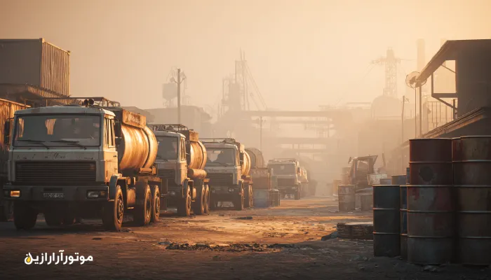 پخش عمده روغن صنعتی برای خطوط نورد فولاد در اسفراین. روغن صنعتی اسفراین