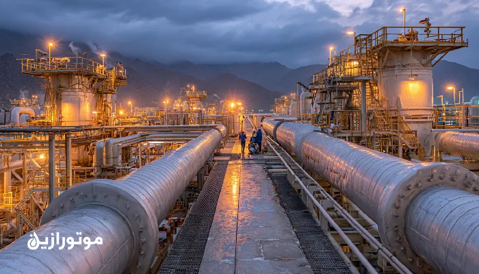 پالایشگاه عسلویه با تجهیزات پرفشار و روغن صنعتی مقاوم حرارت