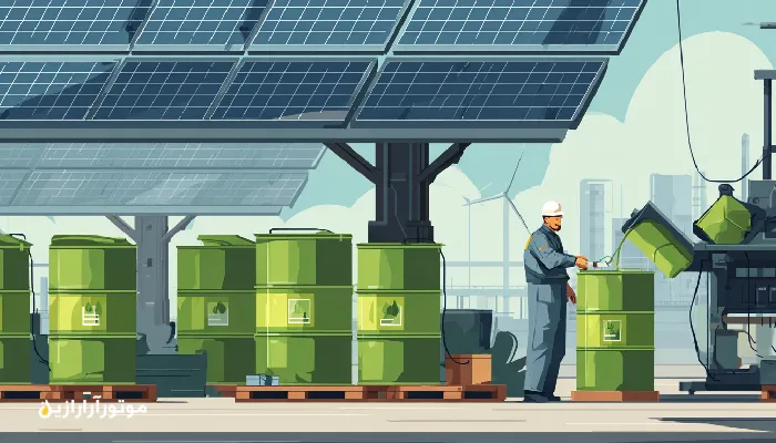 تولید روغن سبز و پایدار موتورآرا رازین.