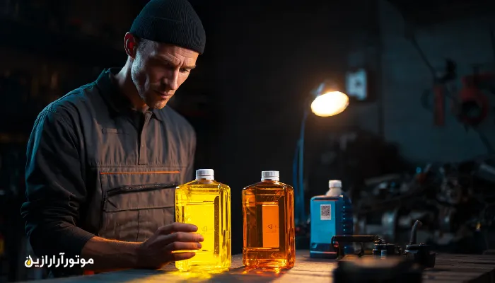 تشخیص روغن موتور اصل از تقلبی.