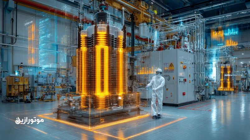 نمای داخلی پست برق ایستگاه مترو با ترانسفورماتور روغنی، نمونهگیری روغن و نمودار پایش گازهای محلول (DGA) برای ایمنی و نگهداری