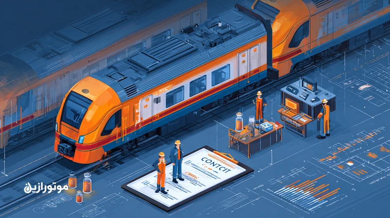 قرارداد سرویس روانکاری ناوگان ریلی با تأکید بر SLA، KPIهای MTBF/MTTR/Availability و اجرای PM/CM در کنار نمونهگیری و آنالیز روغن در کارگاه راهآهن