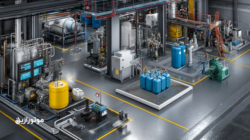 پیشگیری از آلودگی متقاطع در نساجی با مناطق سیاه‌وسفید، فیلتراسیون مرحله‌ای، کدگذاری رنگی روانکار و مانیتورینگ ذرات و رطوبت