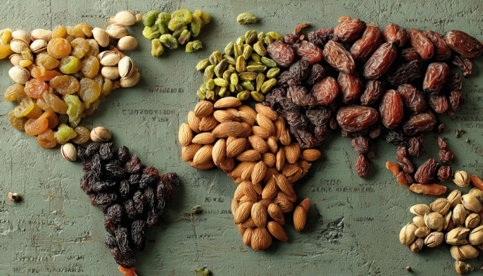 تحلیل آینده صادرات خشکبار ایران و روند تقاضای جهانی از سال ۲۰۲۵ تا ۲۰۳۰. _اوان تجارت