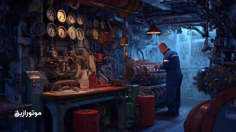 برنامه تعویض روغن ناوگان صیادی بندرعباس؛ موتور دیزل دریایی، نمونه‌گیری روغن و چک‌لیست فنی برای کاهش خواب شناور