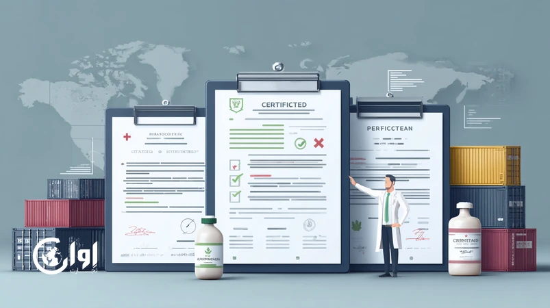 تصویر اشتباهات رایج در ارائه مدارک و استانداردهای صادراتی؛ چک‌لیست بررسی اسناد، گزارش آزمایشگاهی معتبر و هم‌خوانی نام شرکت برای همکاری با اوان تجارت