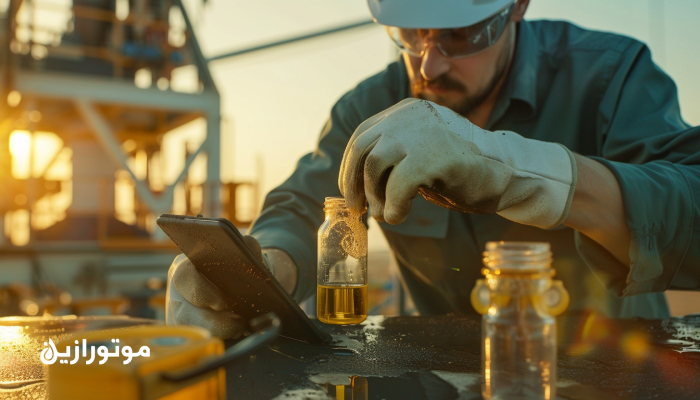 تحلیل گریس در سایت حفاری؛ نمونهگیری از purge یاتاقان تاپدرایو با پایش دما و ارتعاش برای مدیریت مصرف و کاهش هزینه