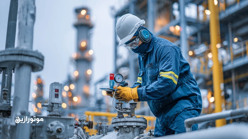 گریسکاری یاتاقان پمپ و میکسر با گریس صنعتی مقاوم شستوشو در پتروشیمی بندر امام؛ پایش دمای یاتاقان و ایمنی عملیاتی