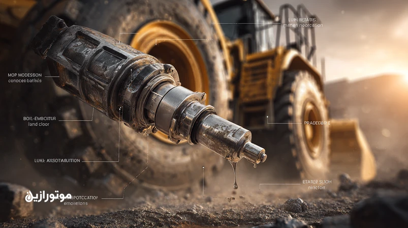 گریسکاری لودر و بولدوزر با گریس EP سنگینکار پایه لیتیوم کمپلکس و MoS2 در محیط معدنی برای حفاظت پین و بوش و مقاومت در برابر شستوشو