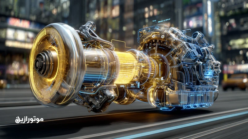 نمای شماتیک موتور توربوشارژ با کاتالیست و DPF و نمایش فیلم روغن Low SAPS برای حفاظت از پس‌پردازش و توربو