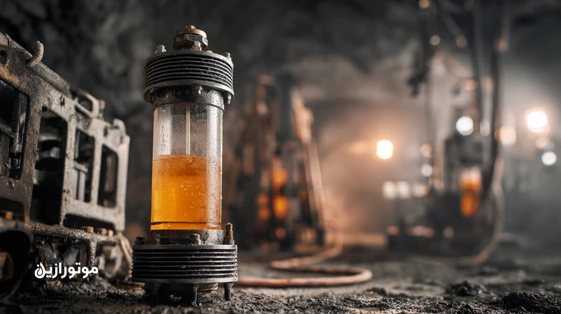 کمپرسور هوای معدن با روغن کمپرسور هوای معدنی شفاف و بدون کف؛ تاکید بر کنترل کف و مقاومت در برابر اکسیداسیون برای سیستمهای پنوماتیک و دریل واگن