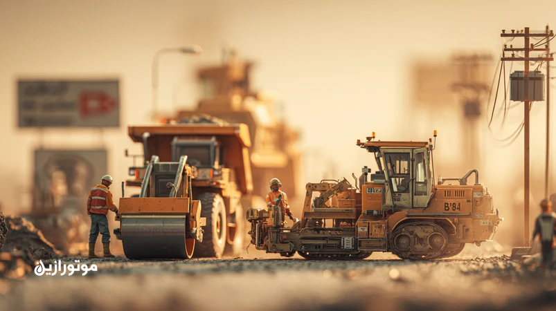 چکلیست روانکاری ماشینآلات راهسازی از گریدر تا فینیشر آسفالت در پروژههای ایران