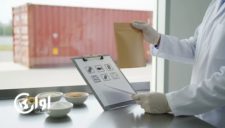 الزامات برچسب‌گذاری آلرژن‌ها روی بسته‌بندی صادراتی خشکبار و فرآورده‌ها اوان تجارت