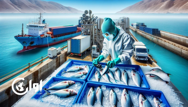 زنجیره سرد و فرآوری آبزیان شمال ایران برای صادرات و تولید مواد اولیه فودتک_اوان تجارت