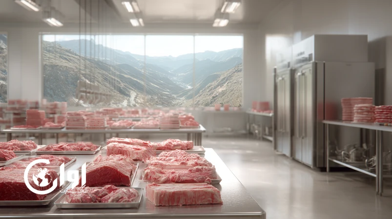 زنجیره تأمین گوشت قرمز در غرب ایران از دامداری تا کشتارگاه صنعتی و بسته‌بندی صادراتی