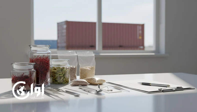 چک‌لیست مدارک آزمایشگاهی صادرات به هند چین اندونزی در اوان تجارت برای کنترل افلاتوکسین و فلزات سنگین