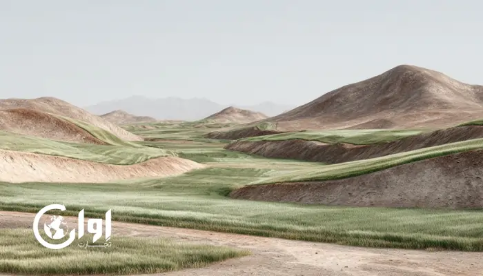 تصویری از منطقه تولید مواد غذایی صادراتی در ایران