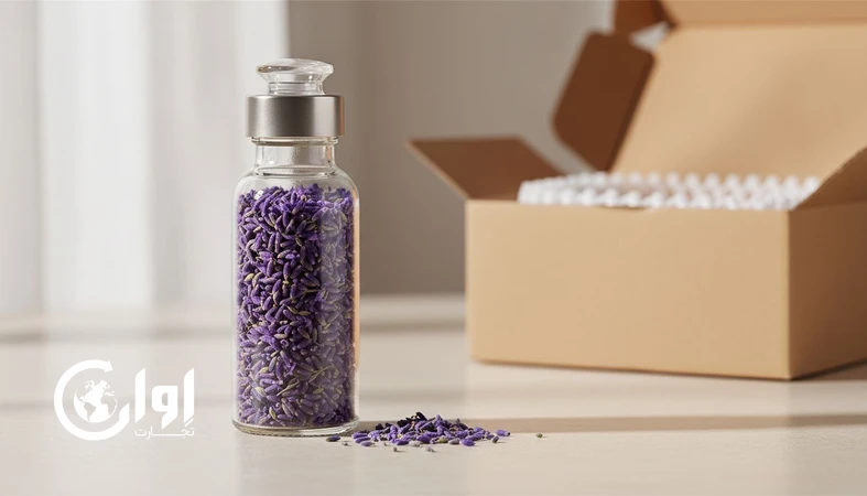 اسطوخودوس خشک بسته‌بندی شیشه بطری